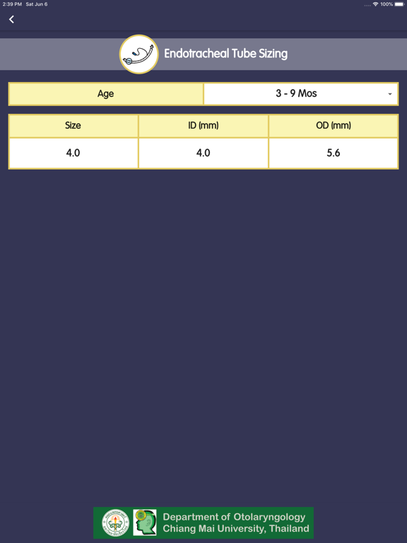 Screenshot #6 pour Pediatric Airway Sizing