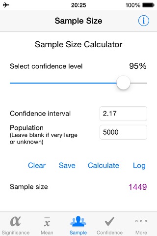 Significance Tester screenshot 4