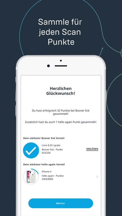 hello again - Punkte sammeln