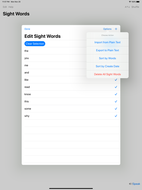 Screenshot #6 pour Voux Sightwords Builder