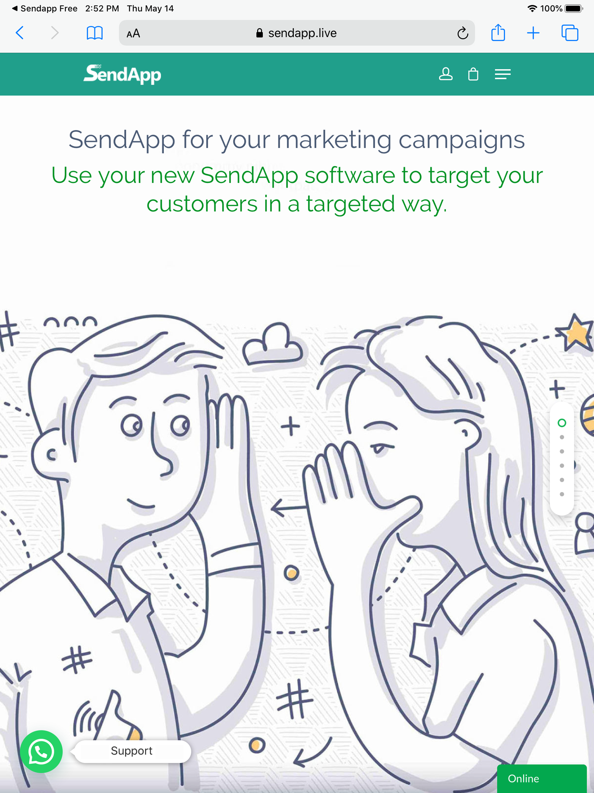 SendApp Click