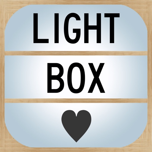 Light up letter box icon