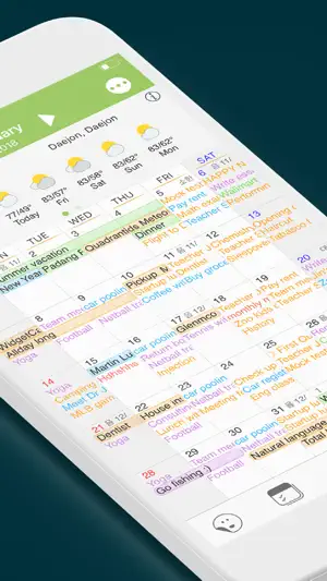 Awesome Calendar Lite screenshot 2