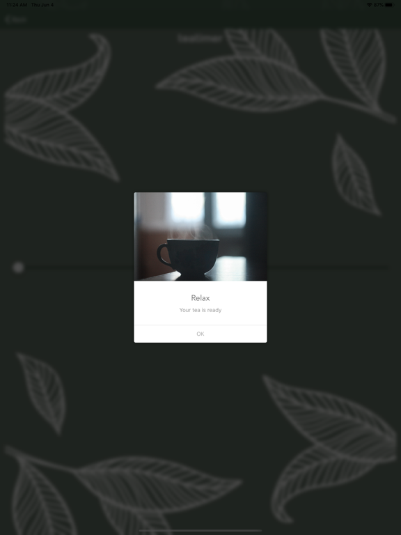 Tea Timer iPad screenshot 6 - Food & Drink app