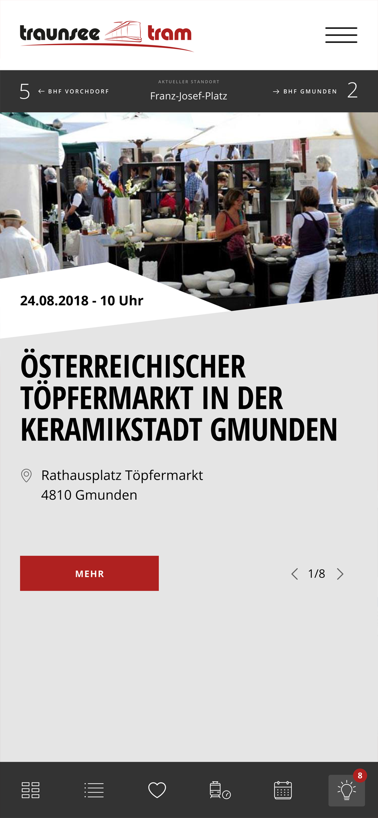 Traunseetram App