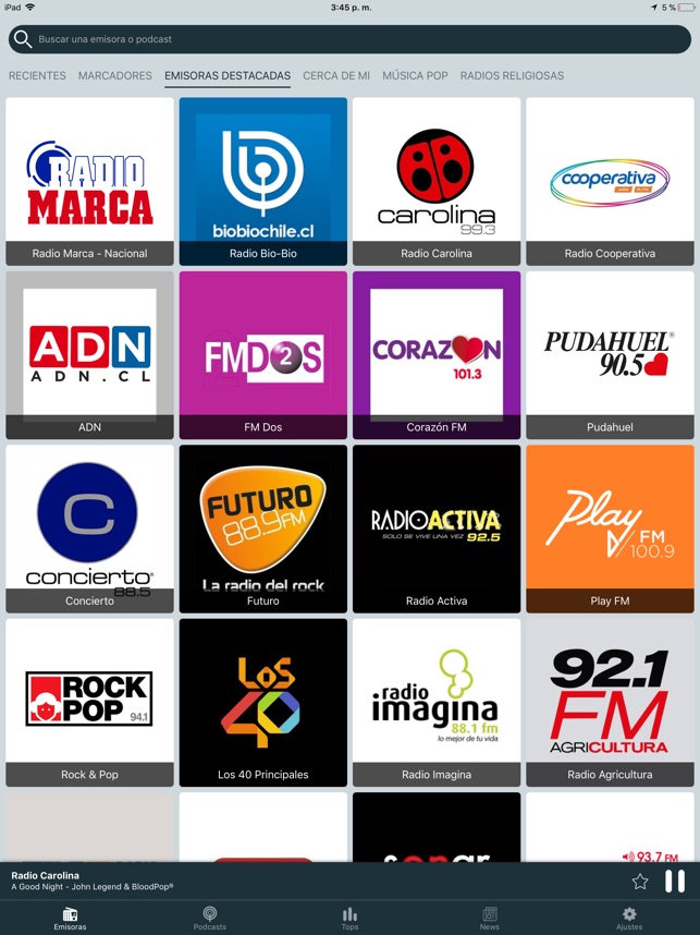 Radio Chile - Radios FM Online en App Store