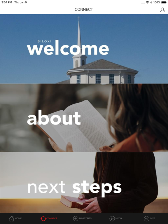 First Baptist Biloxi iPad screenshot 2 - Lifestyle app