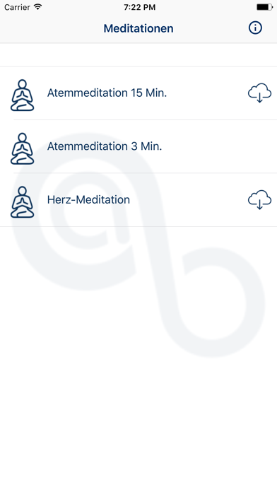 Achtsamkeitsmeditationen Screenshot