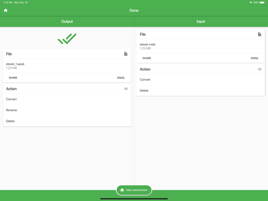 File Converter Light iPad screenshot 5 - Utilities app