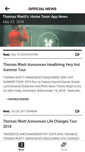 Thomas Rhett's: Home Team App(圖5)-速報App