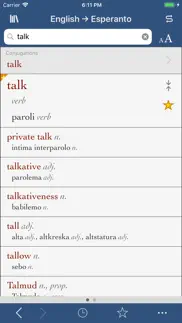 ultralingua esperanto-english iphone screenshot 1