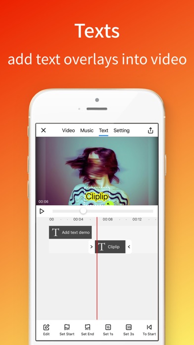 Cliplip - Video Clips Editor screenshot 4