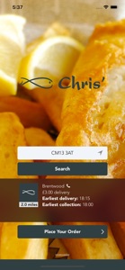 Chris Fish Chicken & Ribs screenshot #1 for iPhone