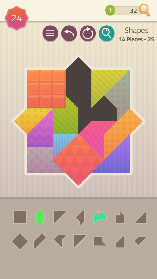 #5. Polygrams - Tangram Puzzles (iOS) 由: Norma Kohn