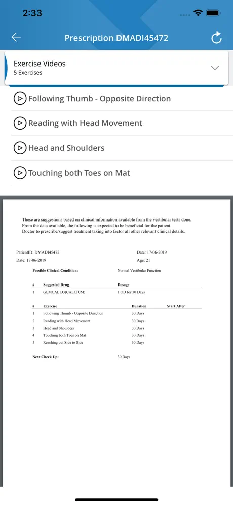 NeuroEquilibrium Doctor App