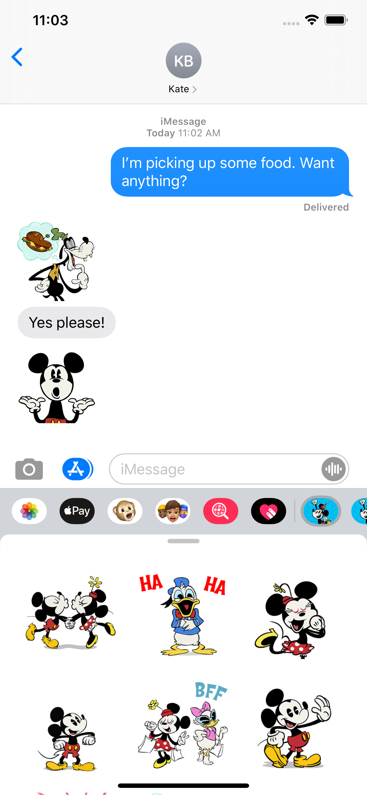 Disney Stickers: Mickey screenshot 3