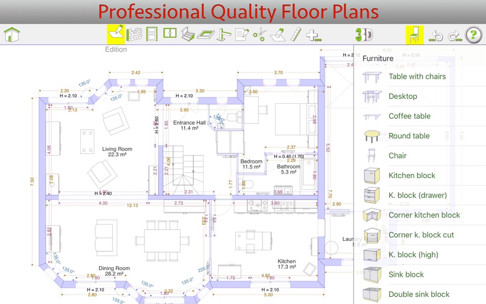 QuickPlan 3D - Floor plans - 4.4 - (macOS)