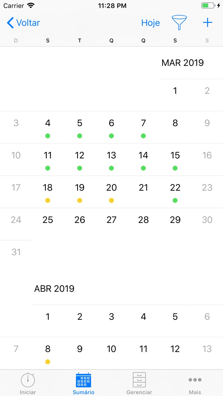 iPhone screenshot