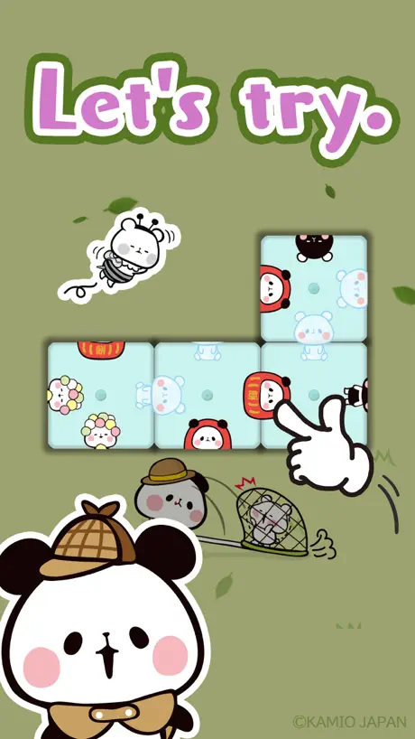 Turn-piece Puzzle: Mochi Panda