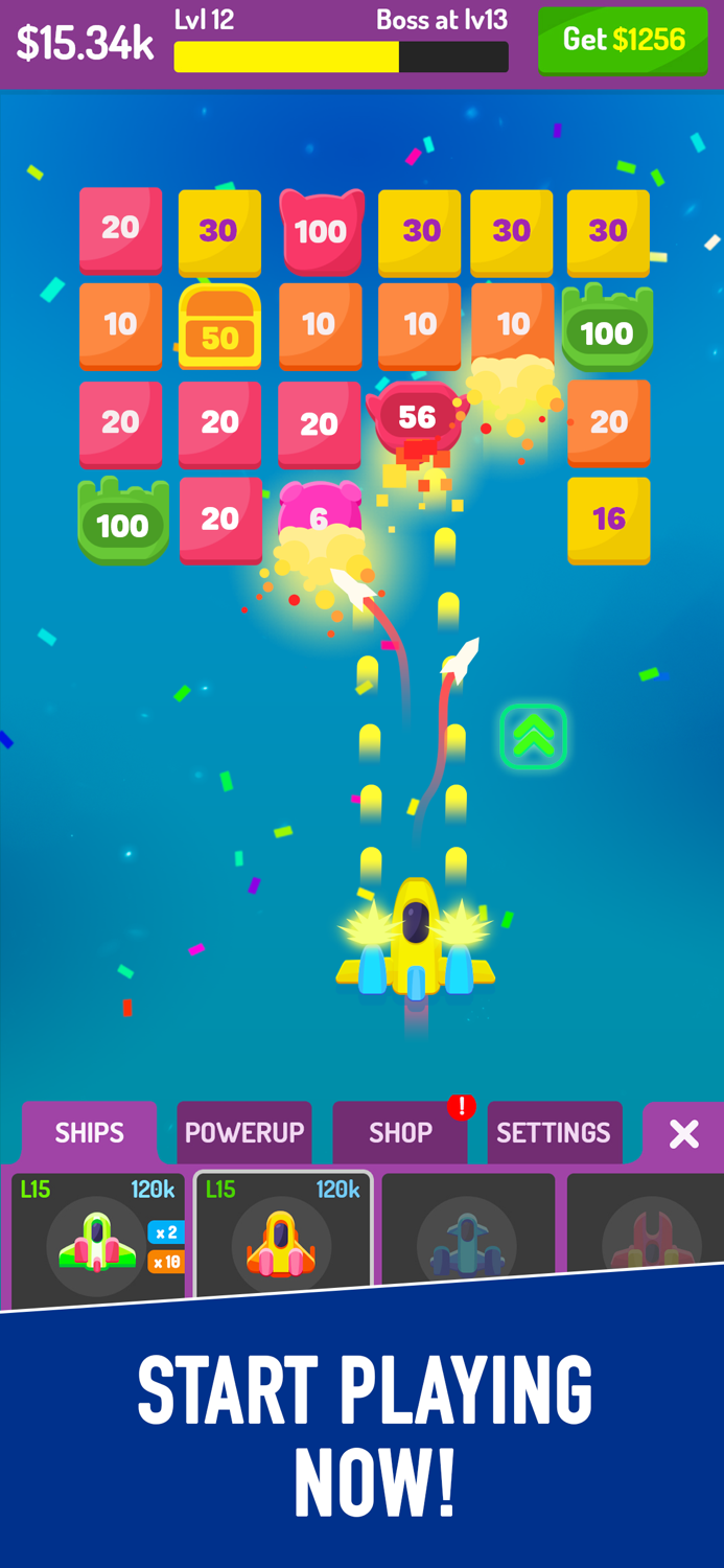 Idle Strike Spaceship Attack