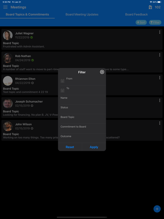 TAB Connect iPad screenshot 6 - Business app