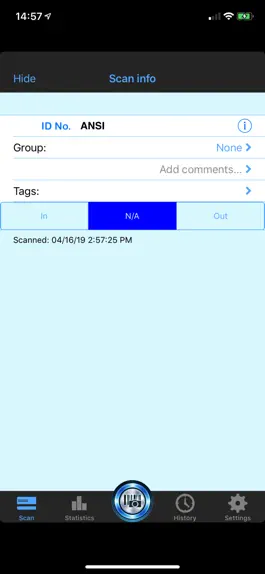 Game screenshot Scanner for Barcodes MagStripe apk