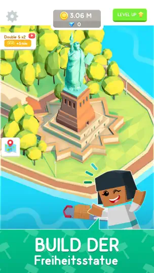 Screenshot von Idle Landmark Manager auf dem iPhone 3
