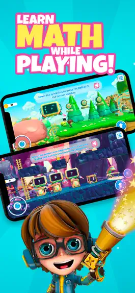 Game screenshot Powernauts - Fun math for kids mod apk