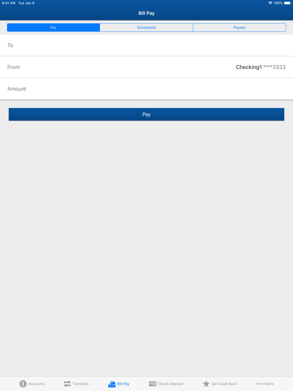 Community State Bank Spencer iPad screenshot 5 - Finance app