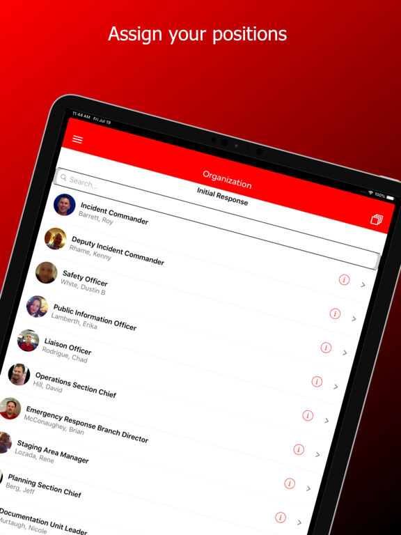 Initial Response iPad screenshot 7 - Business app