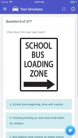 Game screenshot Alberta Driving Test - Class 7 apk