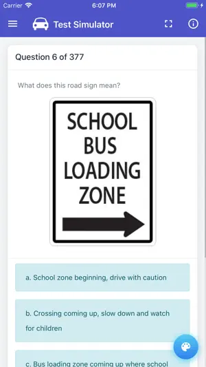 Alberta Driving Test - Class 7 screenshot 2