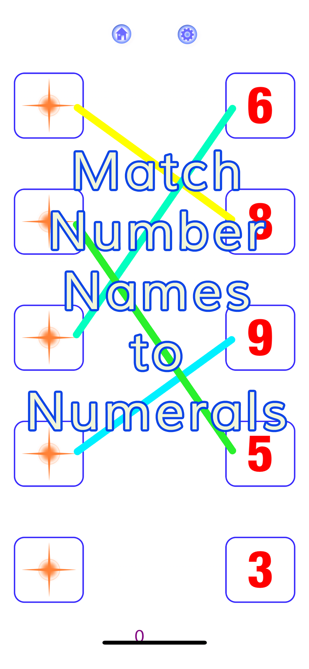 123 NUMBER MAGIC Line Matching