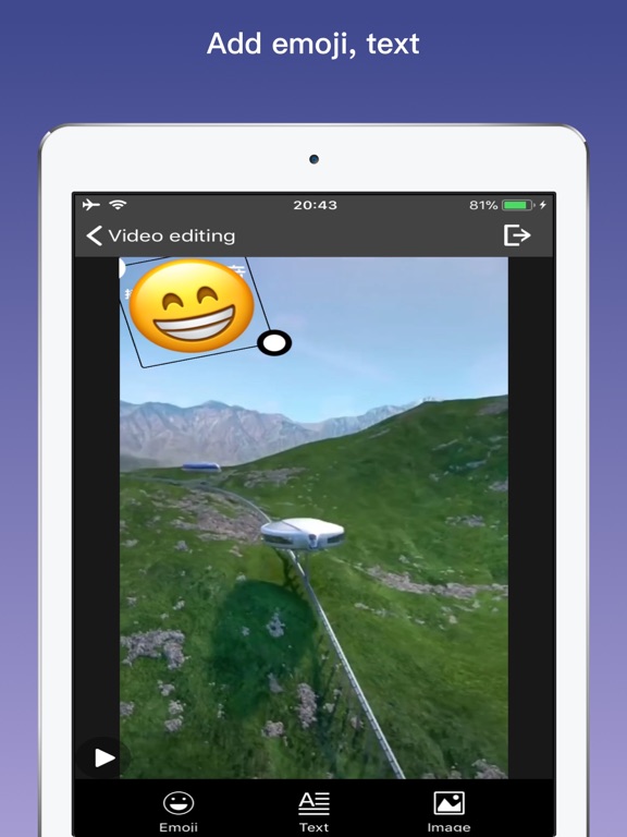 Video Clip Editor - Film maker iPad screenshot 5 - Photo & Video app