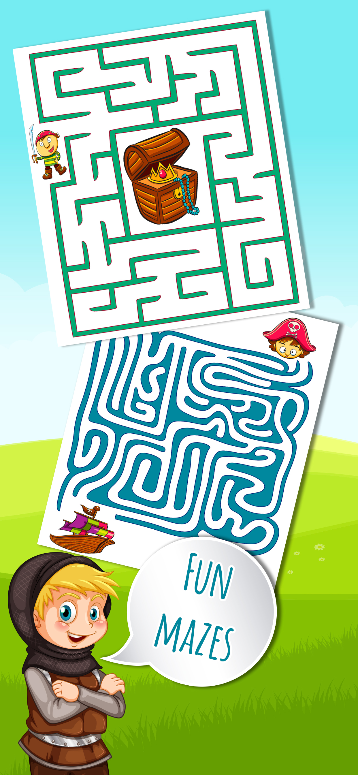 Classic Mazes - Find the Exit