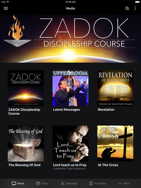 ZADOK iPad screenshot 1 - Education app