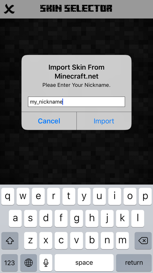 #5. My Skin Editor For Minecraft (iOS) By: aZeR DiLLs