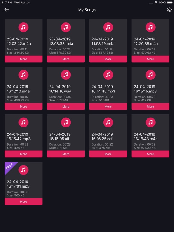 Video to MP3 - MP3 Converter iPad screenshot 4 - Music app