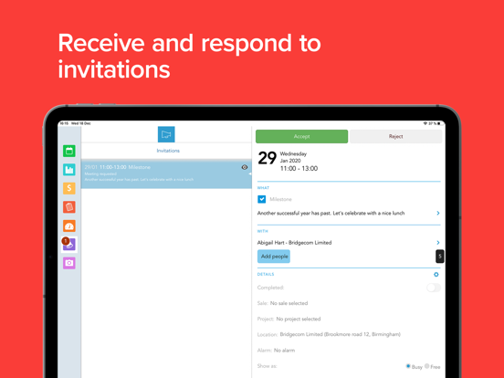 SuperOffice Pocket CRM iPad screenshot 4 - Business app