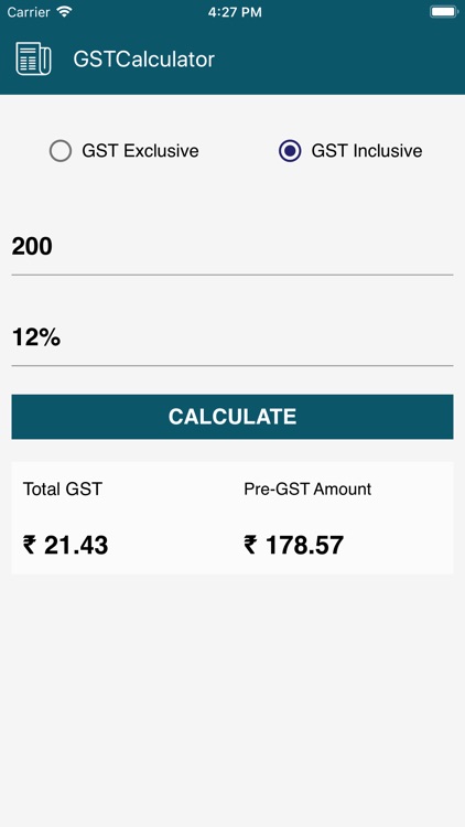 GST Calculator simplified screenshot-3