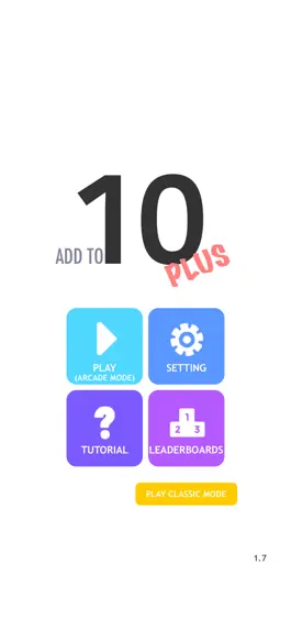 Game screenshot Add to 10 Plus apk