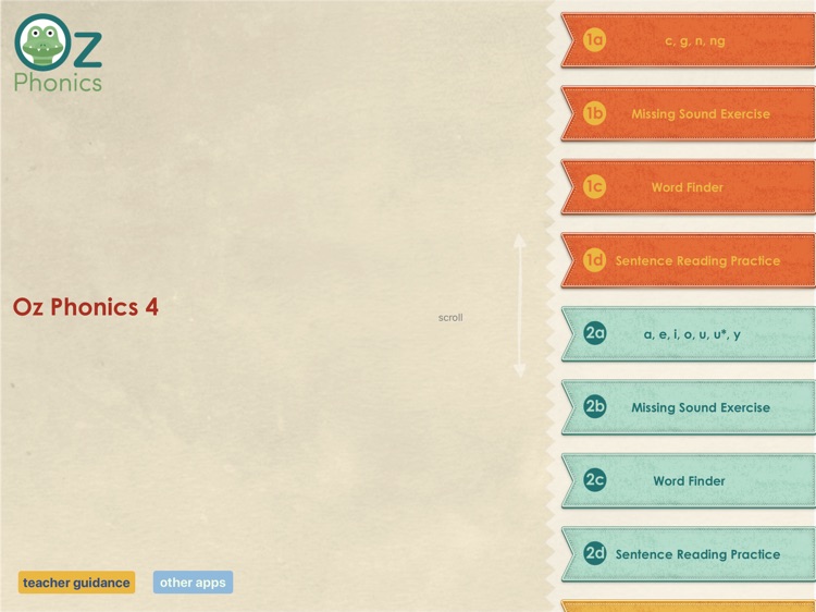 Oz Phonics 4 - Vowel Spellings