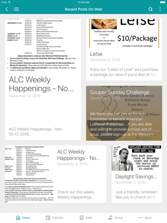 Screenshot #6 pour American Lutheran Church