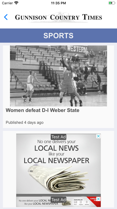 Gunnison Times screenshot 3