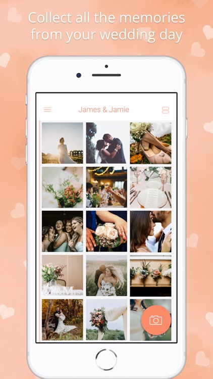 Wedding photo app by Wedbox