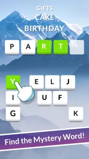 mystery word puzzle iphone screenshot 1