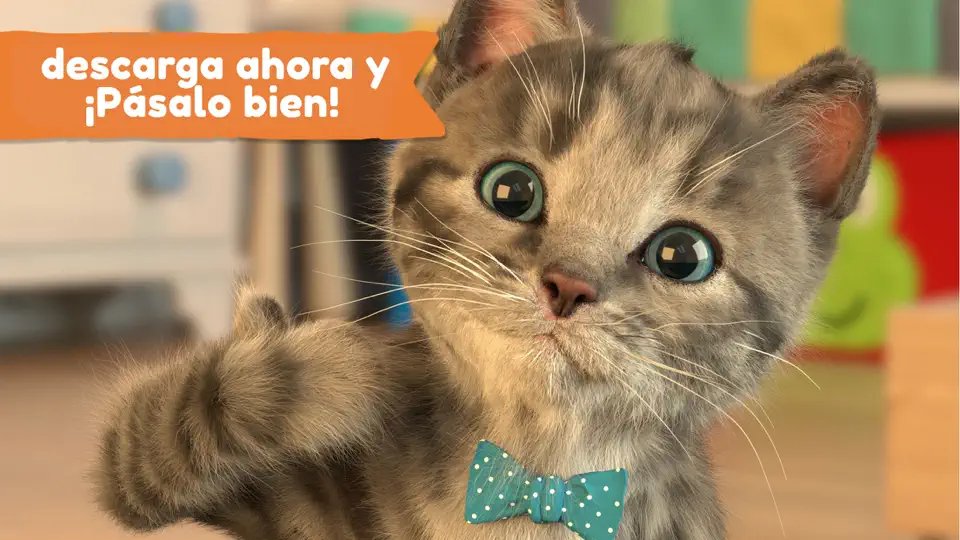 Captura de pantalla de Little Kitten Juego De Gato 3D en iPhone 6