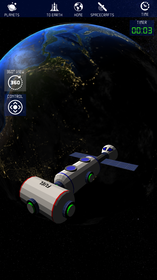 #6. Space Rocket Exploration (iOS) Podle: Genc Sadiku