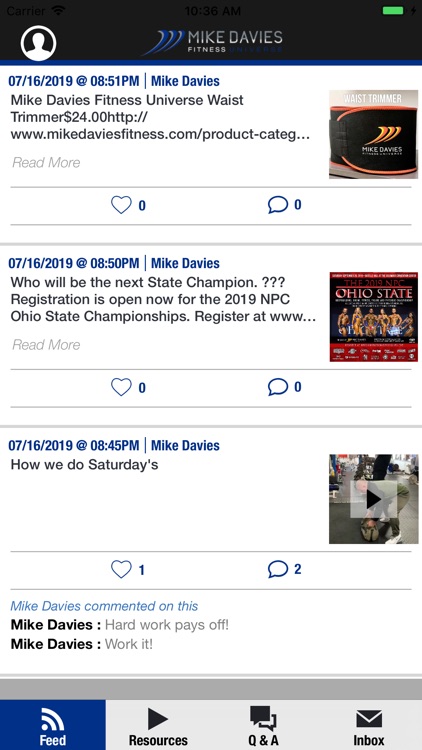 Mike Davies Fitness Universe