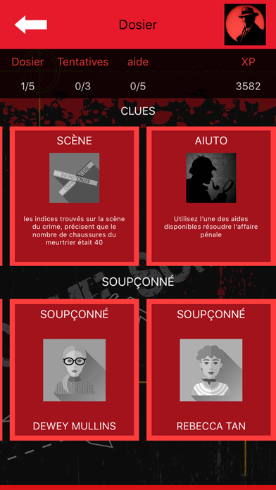 Screenshot #3 pour Enquête criminelle - Crime Bot
